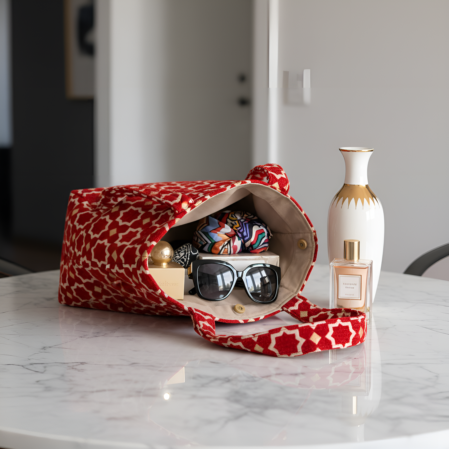 Sac Laurence - Medium - Rouge