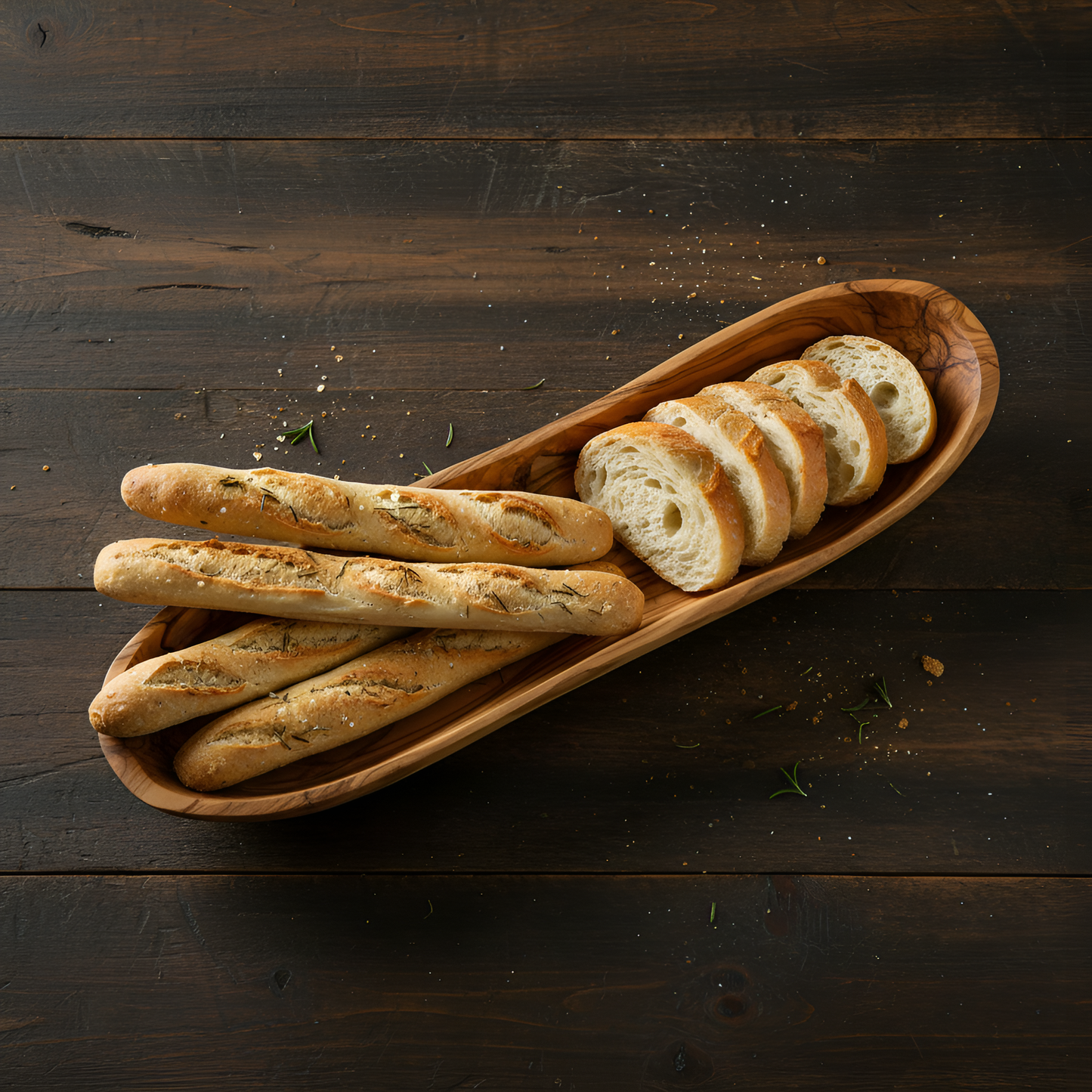 Basket/Fruit basket - Boat style - Handmade - 40 cm