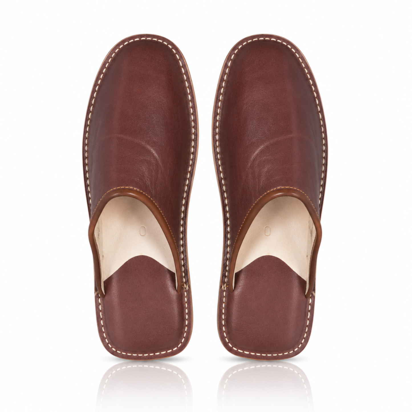 Babouche Cuir Naturel