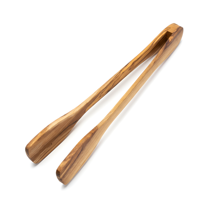 Pince à Salade en Bois d’Olivier – 28 cm