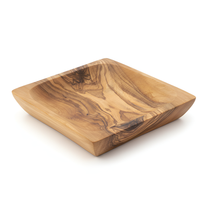 Le Support Apéritif Carré en Bois d’Olivier