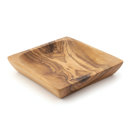 Le Support Apéritif Carré en Bois d’Olivier