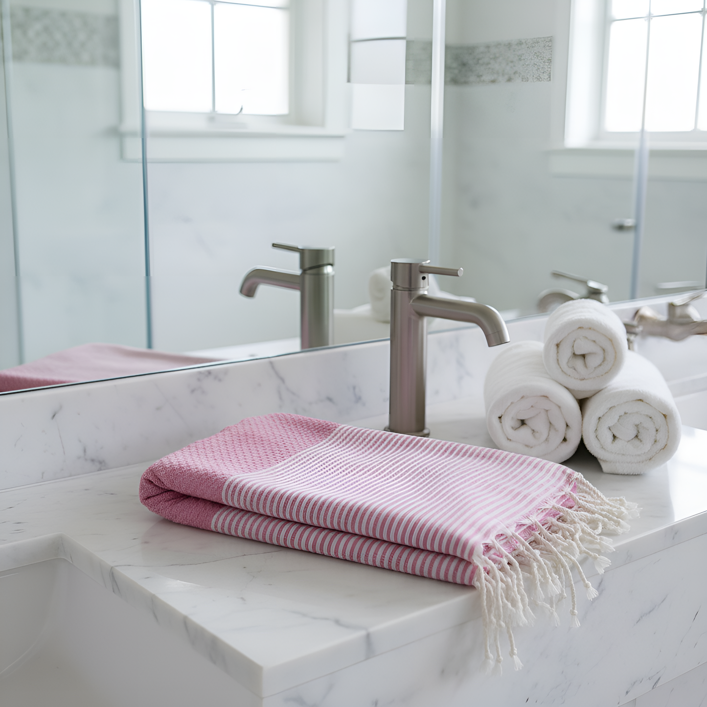 FOUTA-R-FINE-BLANCHE-ROSE