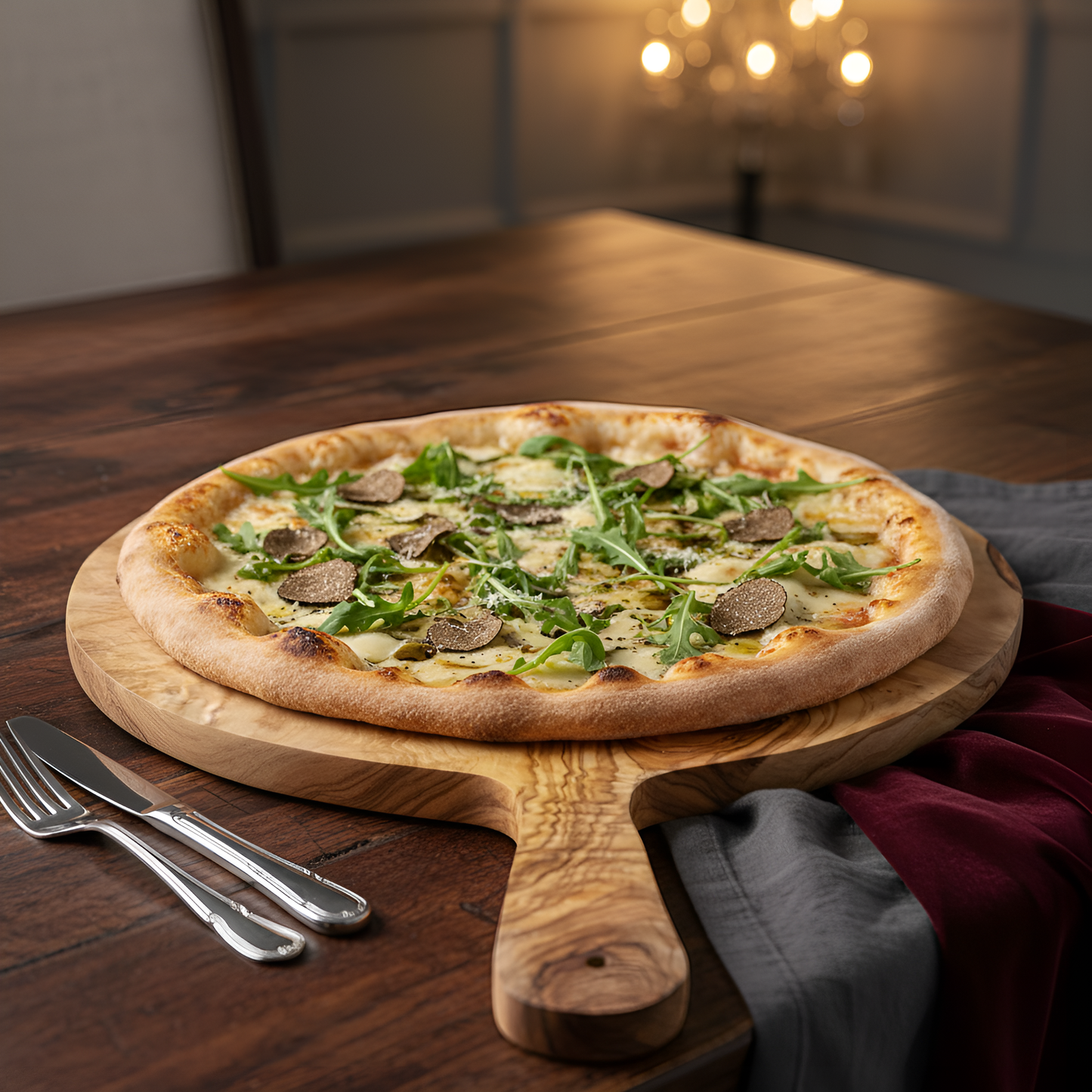 Planche à découper ronde - 33cm - Artisanale - Différentes tailles