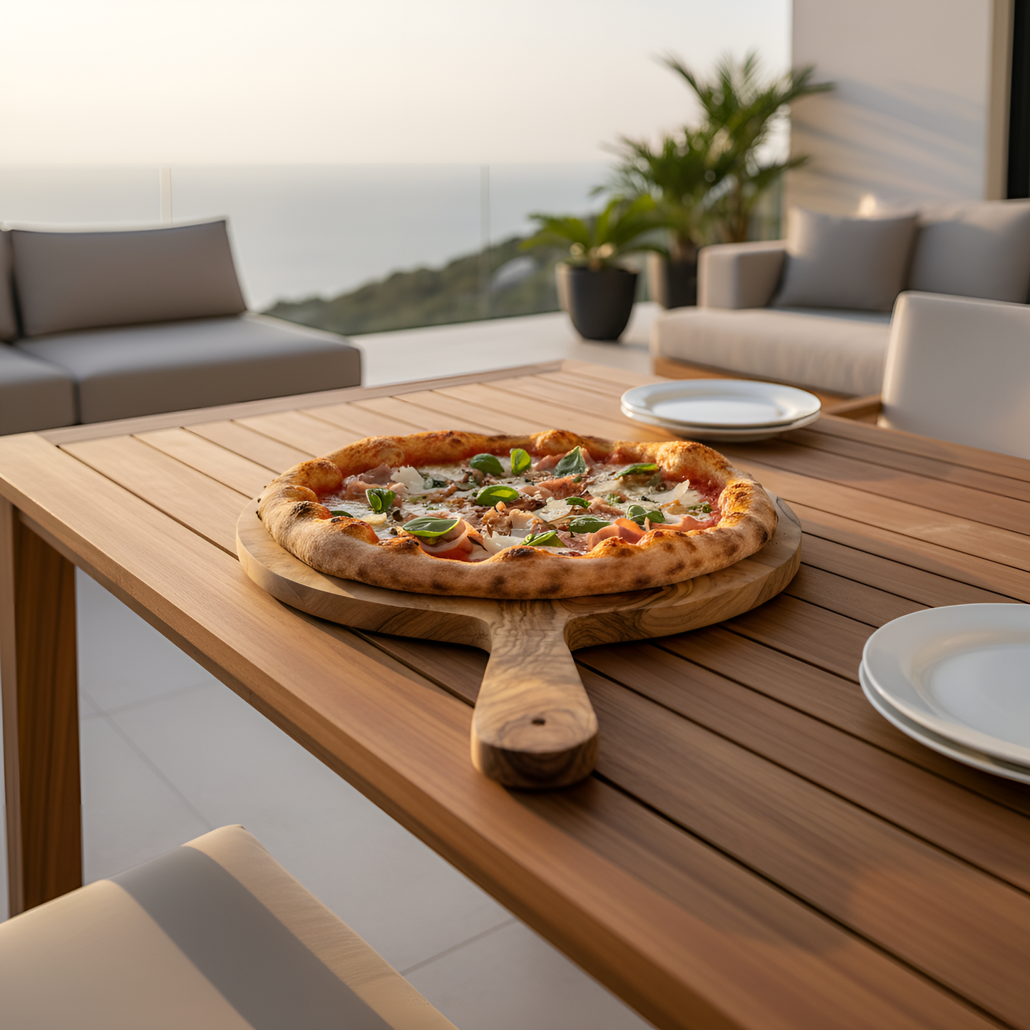 Planche à découper ronde - 33cm - Artisanale - Différentes tailles