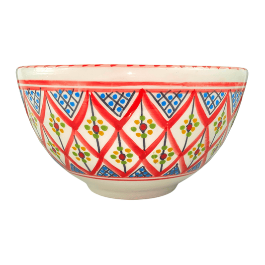 Large ceramic salad bowl - Red Chabka - Available in different sizes