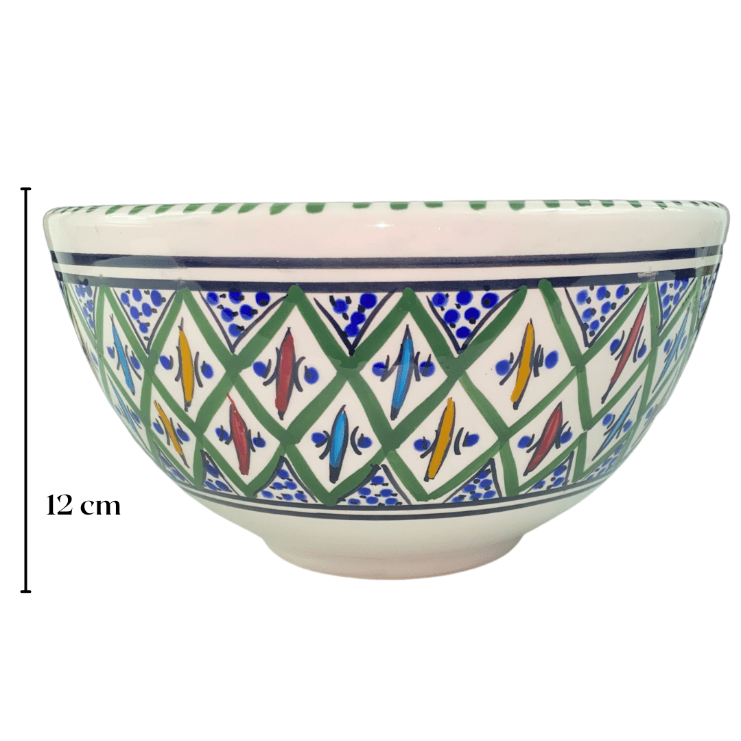 Large ceramic salad bowl - Jileni Green - Available in different sizes