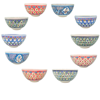 Large ceramic salad bowl - Arabesque - Available in different sizes