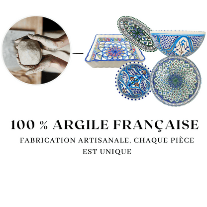 Handcrafted ceramic bowl - Arabesque - Set of 2 or 4 - Available in different sizes