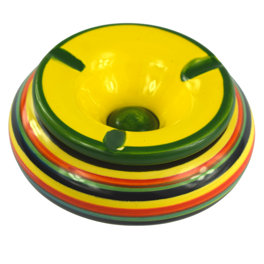 Ceramic ashtray - Indoor or outdoor use - 10 cm
