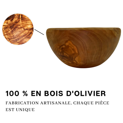 Olive wood salad bowl - Classic Style - Available in different sizes