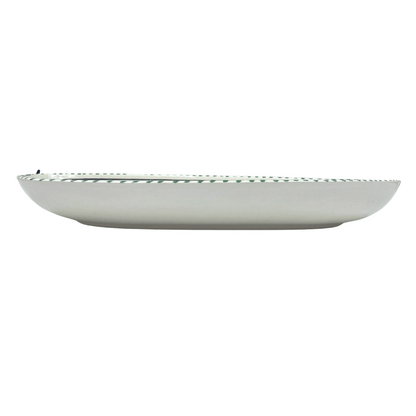 Plat de service en céramique fabriqué à la main - Arabesque - Ovale - Disponible en différentes tailles